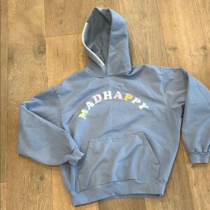 Madhappy Women’s Rainbow Hoodie in Soft Blue